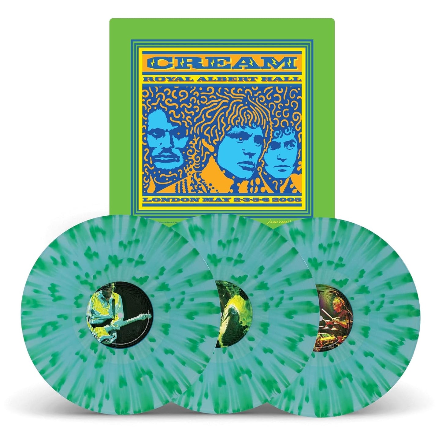 Cream - Royal Albert Hall 2005 - Blue n Green Splatter - 3XLP