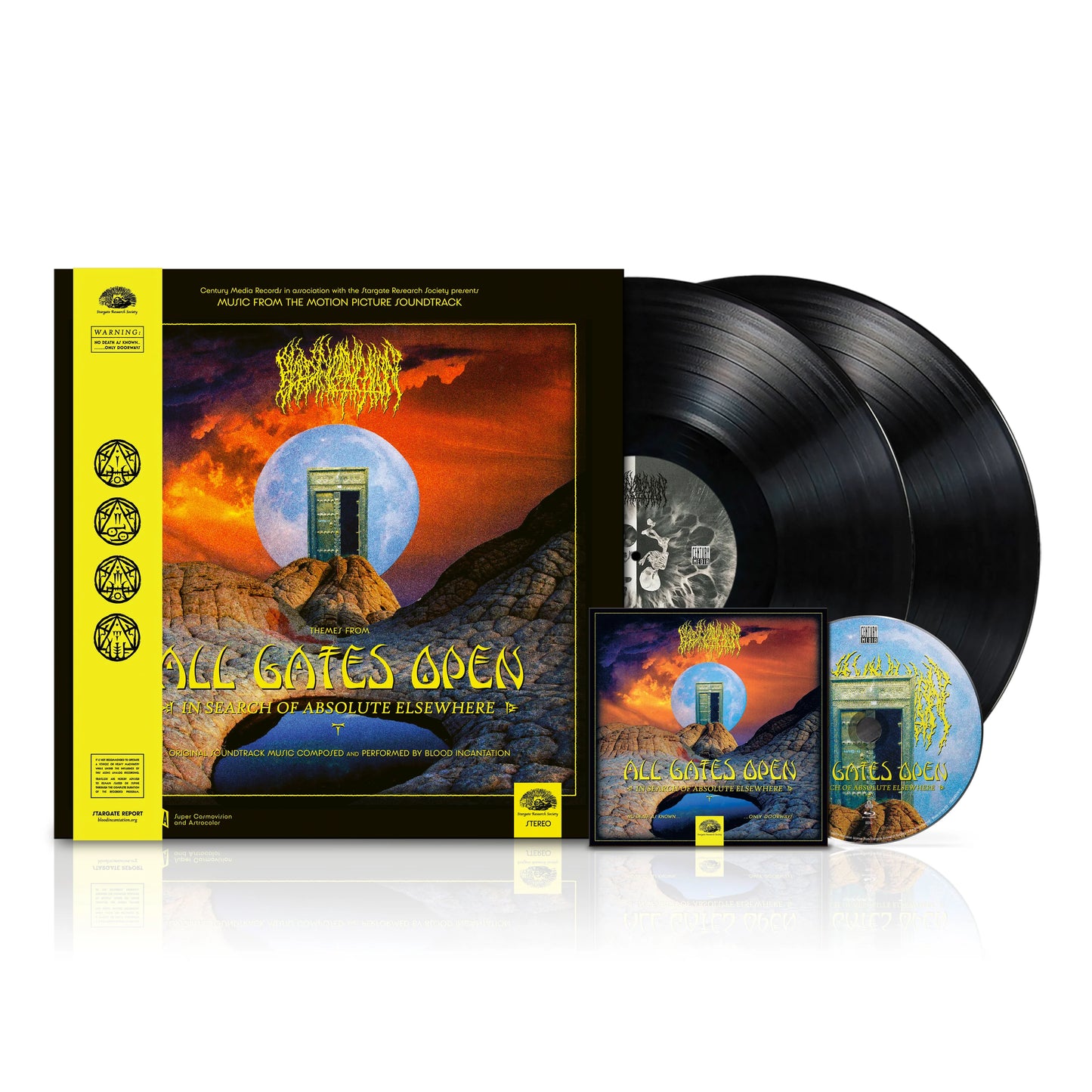 Blood Incantation - All Gates Open OST: Search for Absolute Elsewhere-Black Vinyl 2XLP + Blu Ray