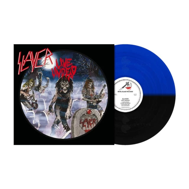 Slayer – Live Undead - Blue/Black Split Vinyl W/ Poster - LP