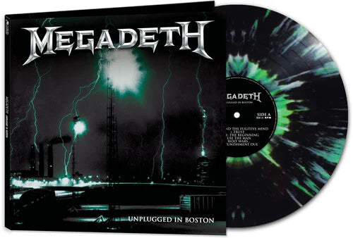 Megadeth – Unplugged In Boston - Green, Black & White Splatter - LP
