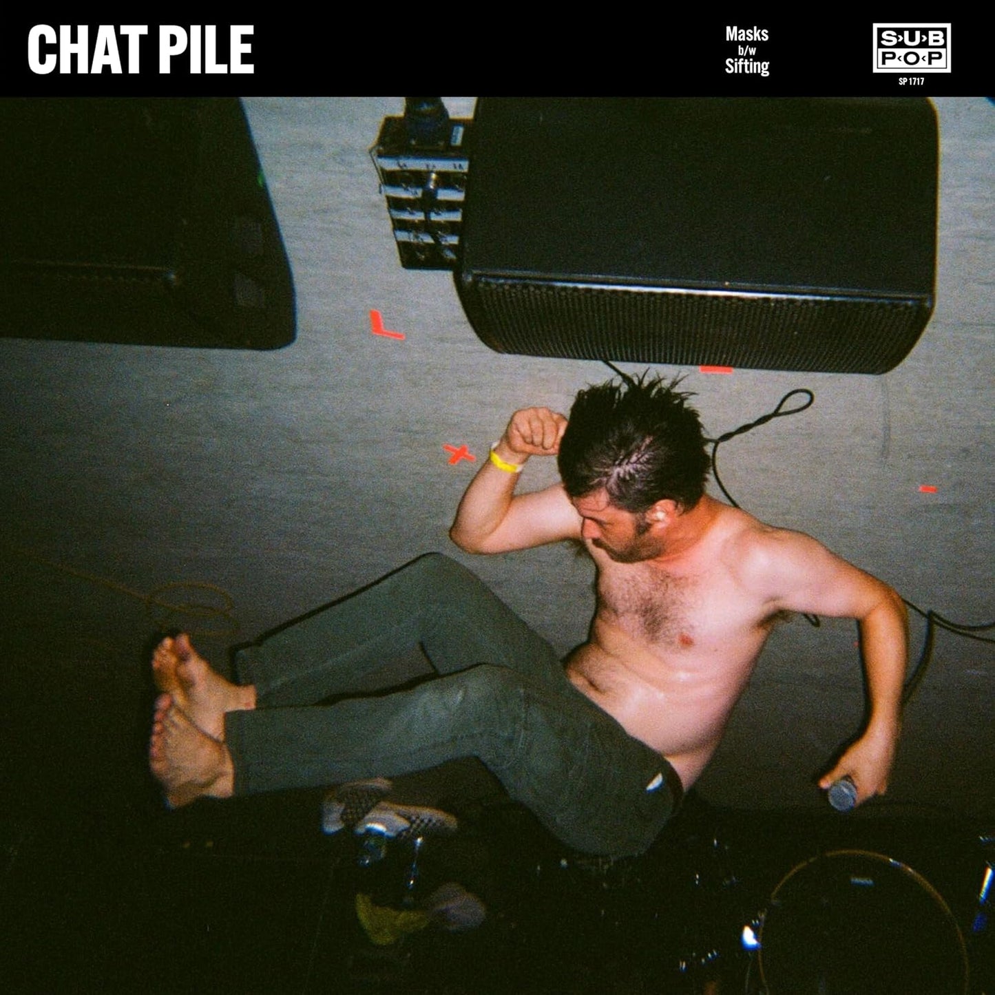 Chat Pile - Masks - Black Swirl Vinyl - 7"