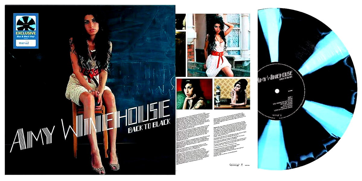 Amy Winehouse – Back To Black - Black n Blue Vinyl - LP