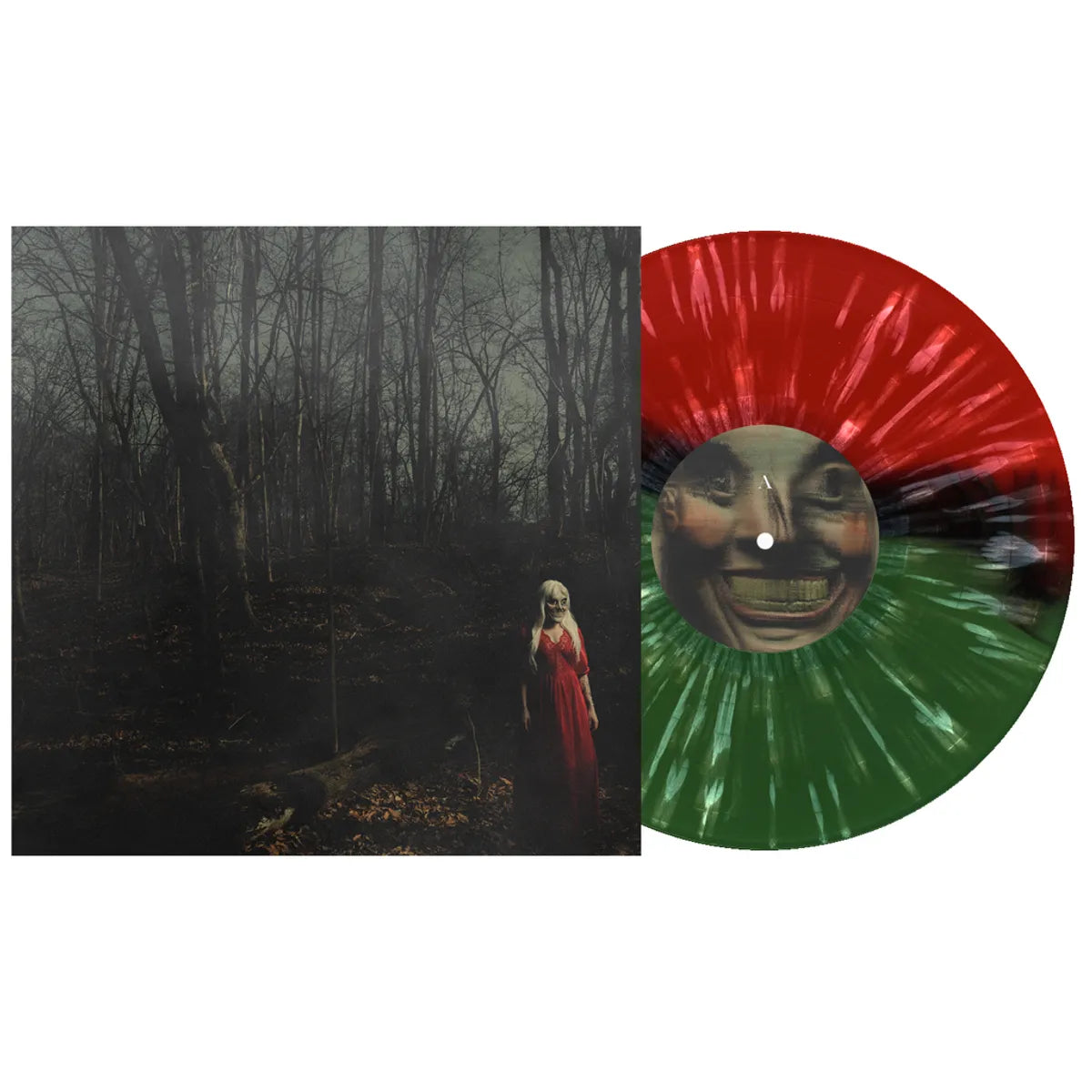 156/Silence - From A Distance - Indie Exclusive Blood Red Evergreen w/ White Splatter - LP