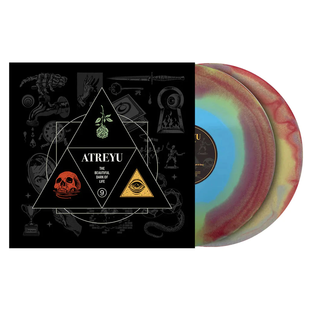 Atreyu – The Beautiful Dark Of Life - Red/Teal/Yellow Swirl - 2xLP