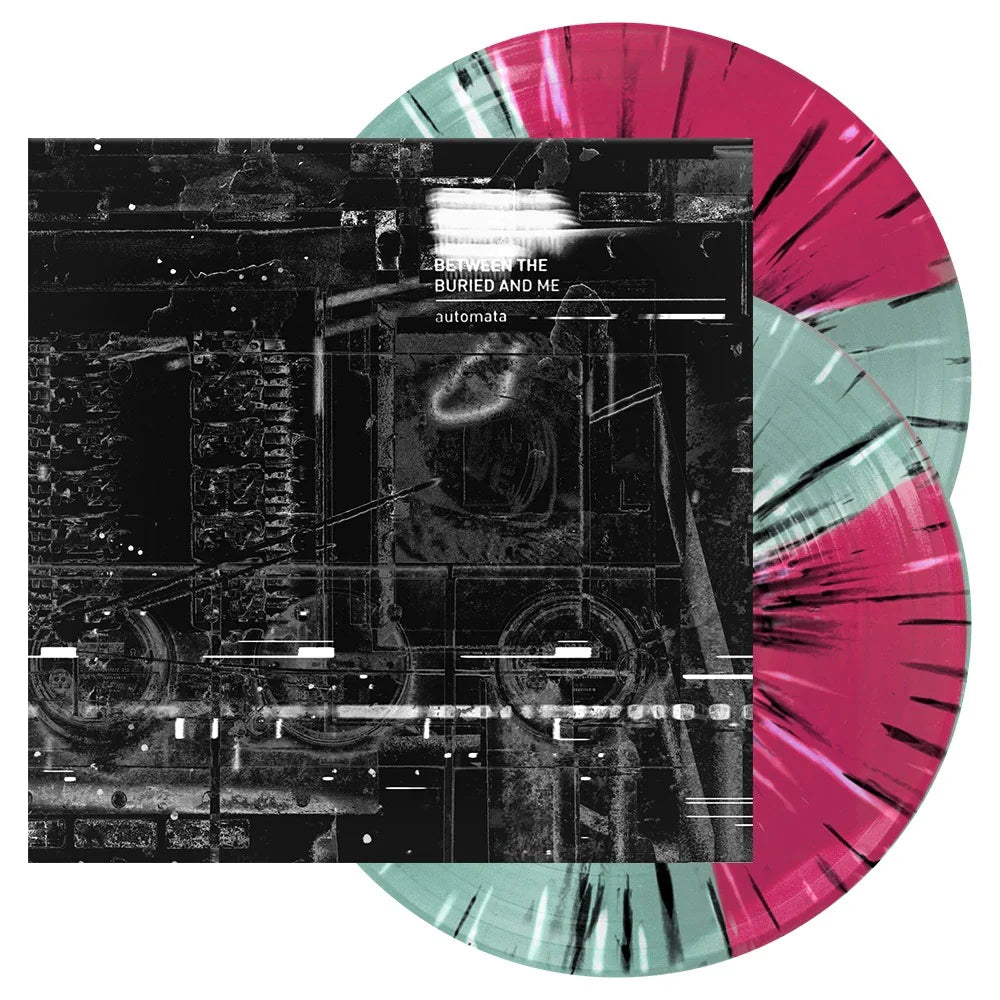 Between the Buried and Me – Automata I & II - Electric Blue + Neon Magenta Quad w/ Black + White Splatter - 2XLP