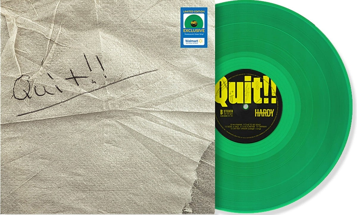Hardy – Quit !! - Green Vinyl - LP