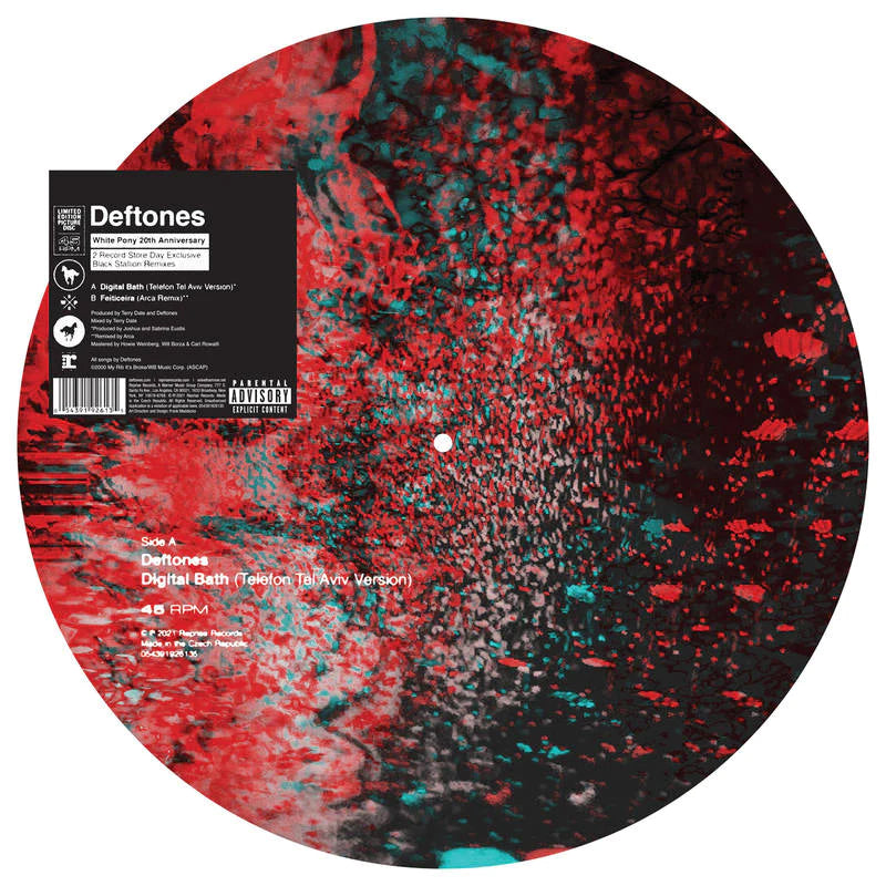 Deftones - Digital Bath (Telefon Tel Aviv Version)/Feiticeira (Arca Remix) - 12" RSD Picture Disc