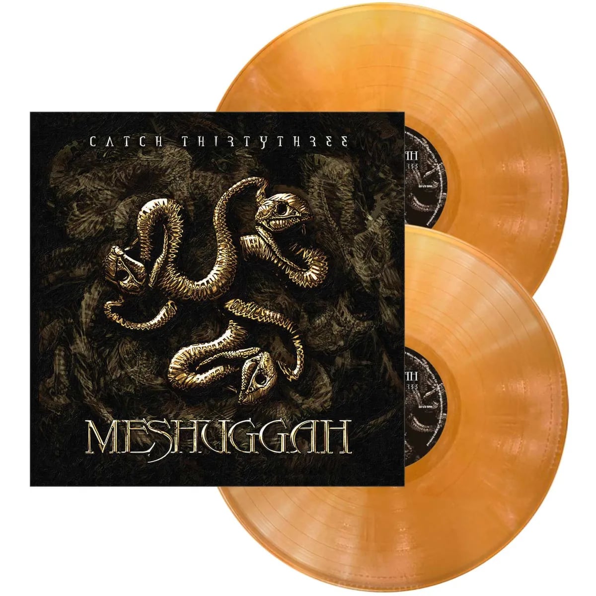 Meshuggah  - Catch Thirtythree  - 20th Anniversary Gold & White Marble Vinyl - 2XLP