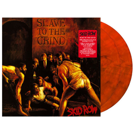 Skid Row ‎– Slave To The Grind - Orange n Black Vinyl - 2XLP