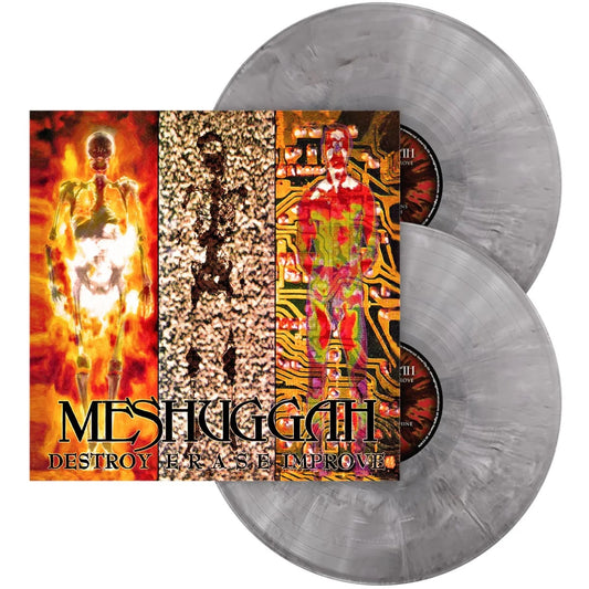 Meshuggah -  Destroy Erase Improve - 30th Anniversary Gray/Black/White Marble Vinyl - 2XLP