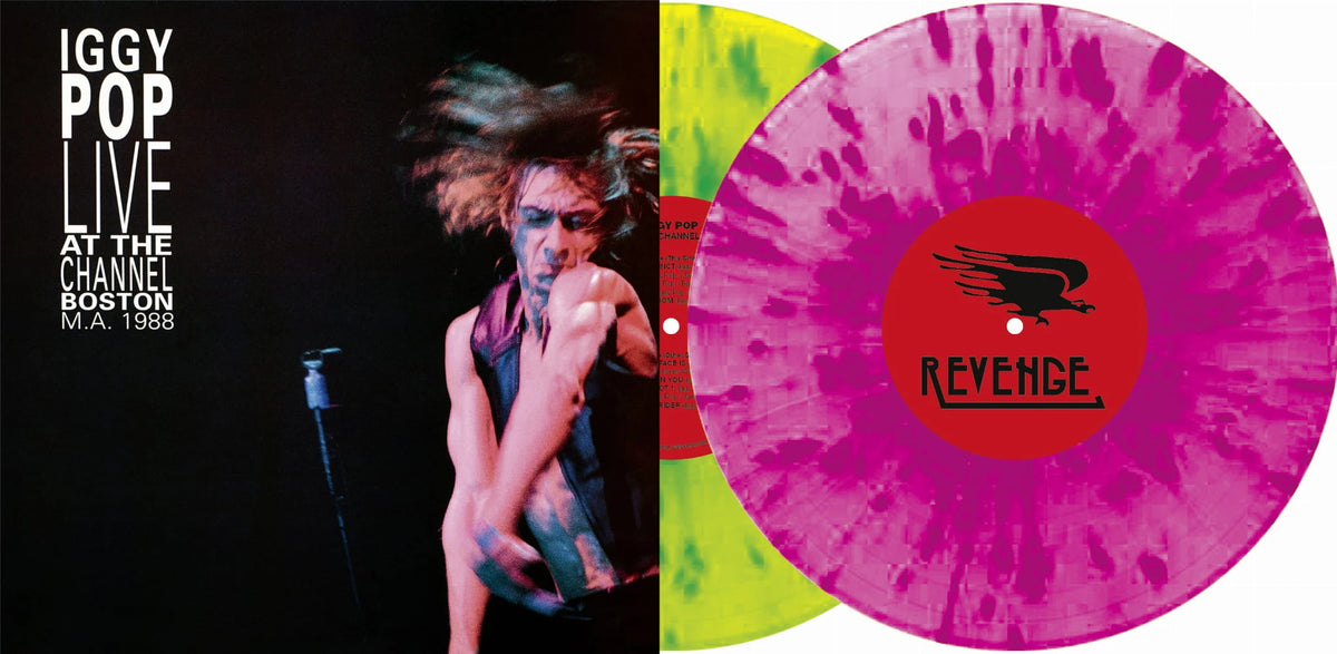 Iggy Pop ‎– Live At The Channel Boston - Splatter Vinyl - 2XLP   Record Store Day  2021