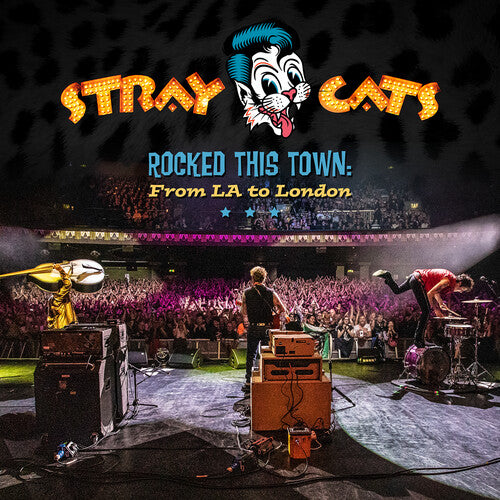 Stray Cats - Rocked This Town: From LA To London - Light Blue Vinyl -  2XLP