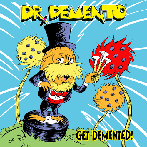 Dr. Demento - Get Demented - Orange with Yellow Splatter Vinyl - LP
