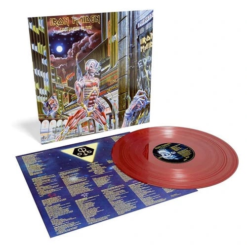 Iron Maiden - Somewere in Time - 40th Anniversary Oxblood Vinyl - LP
