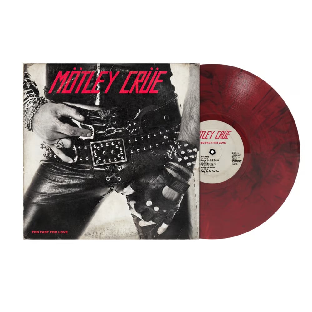 Motley Crue - Too Fast For Love - 45th Anniversary Indie Exclusive Red N Black Smoke Vinyl - LP