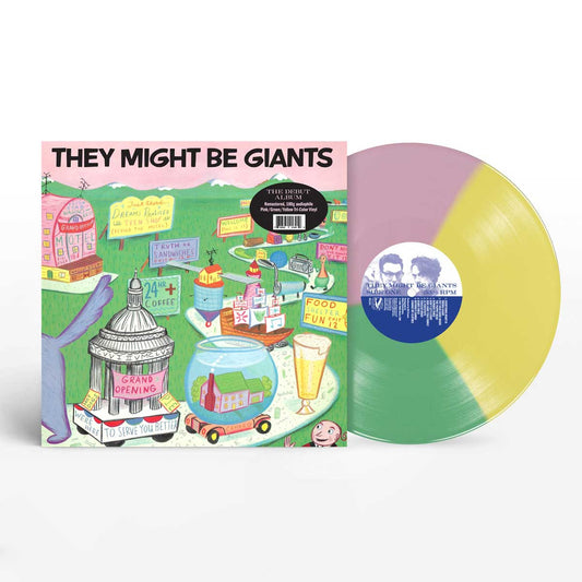 They Might Be Giants  - S/T 180 Gram Pink/Green/Yellow Tri-Color Vinyl - LP