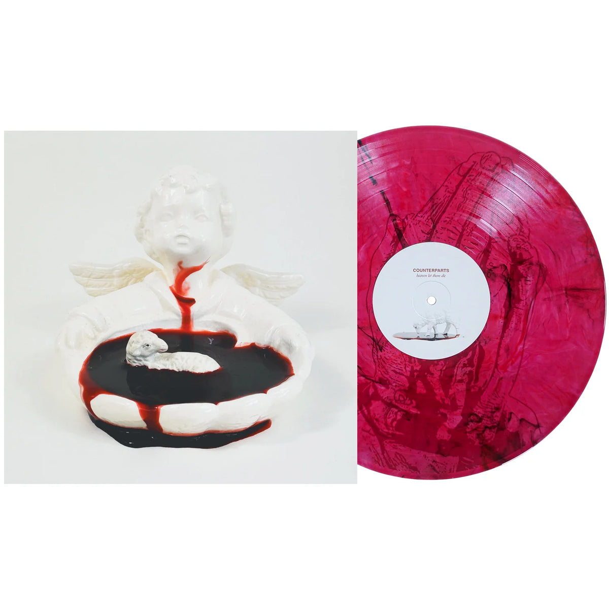 Counterparts - Heaven Let Them Die - Wine Deluxe Marble Vinyl - LP