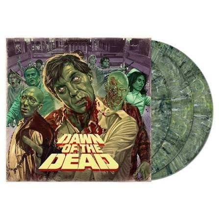 George A Romero's: Dawn Of The Dead -  Original Theatrical Soundtrack - Zombie Marble - 3XLP