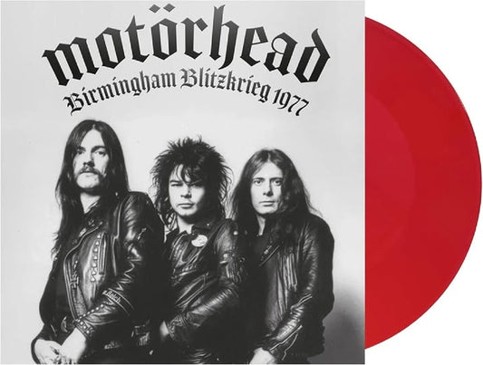 Motorhead  - Birmingham Blitzkrieg 1977 - Red W/ Black Splatter Vinyl - Import - LP