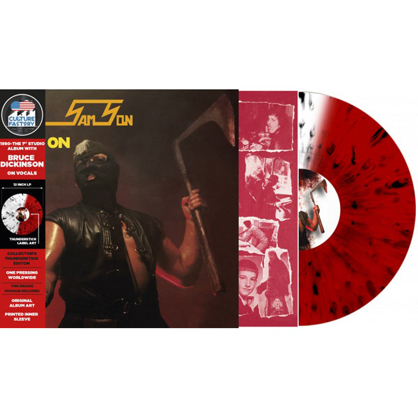 Samson  ‎– Head On - Clear n Red Vinyl - LP