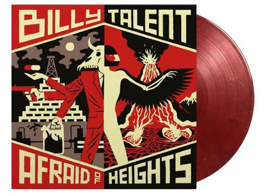 Billy Talent – Afraid Of Heights - Transparent Red w/White & Black (Numbered) - 2xLP