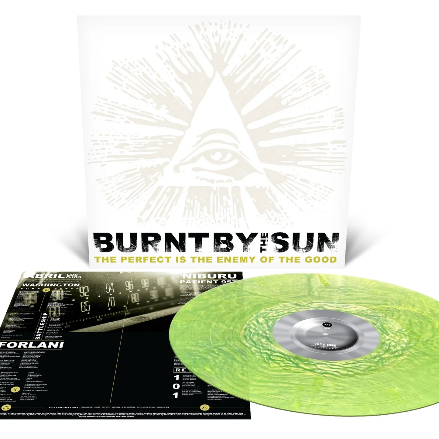 Burnt By The Sun - The Perfect Is The Enemy Of The Good - Fluorescent Yellow Vinyl - LP