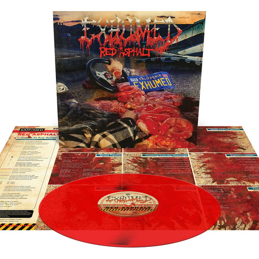 Exhumed - Red Asphalt - Bloodred Vinyl - LP