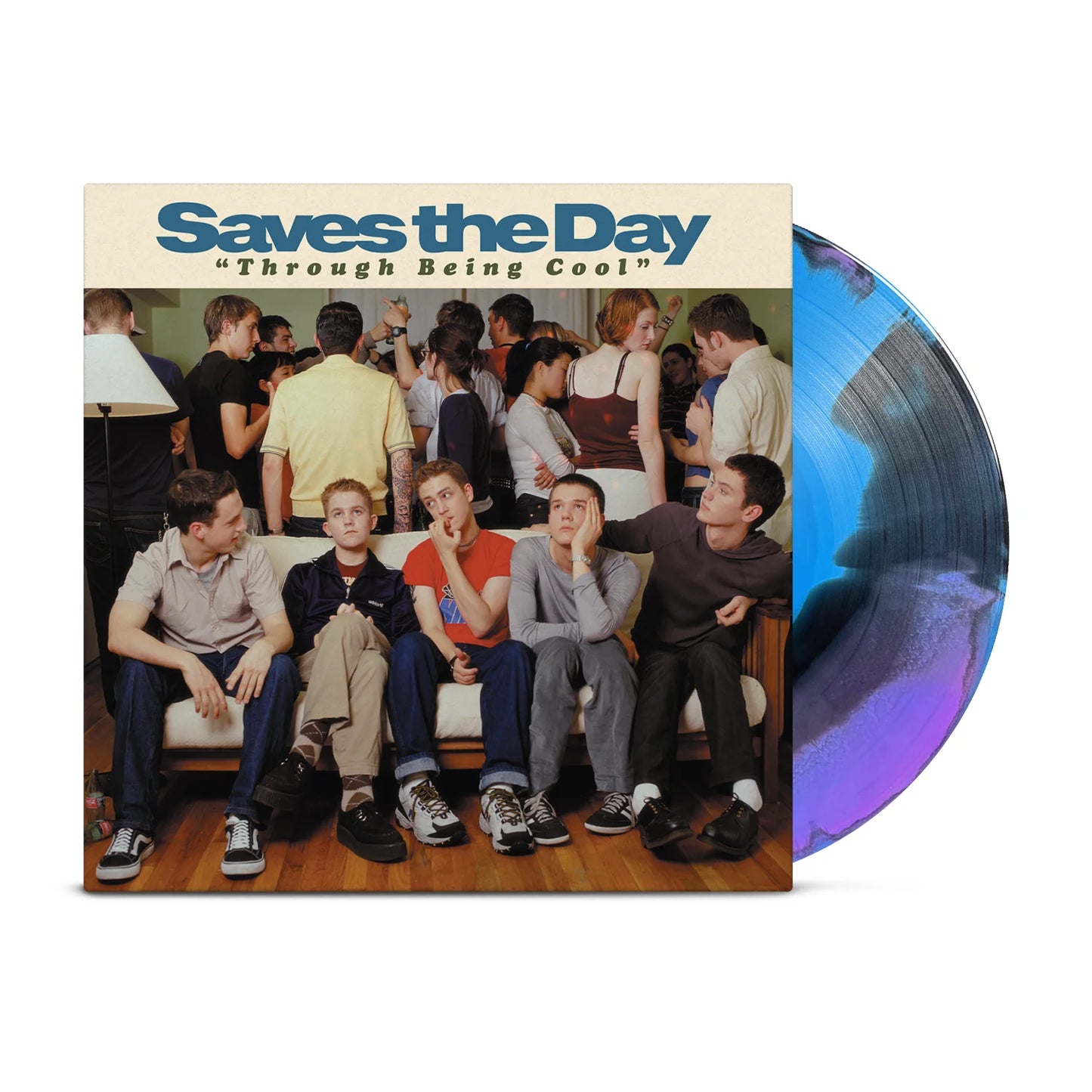 Saves The Day - Through Being Cool - Rose Pink + WinterWind + Black Vinyl - LP  (Limited to 500)