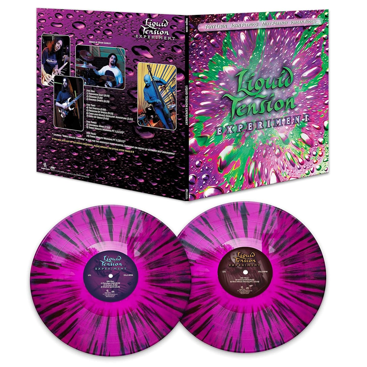 Liquid Tension Experiment - Purple/black Splatter - 2XLP