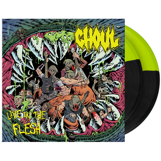 Ghoul - Live In The Flesh - Yellow/Black Split - 2xLP