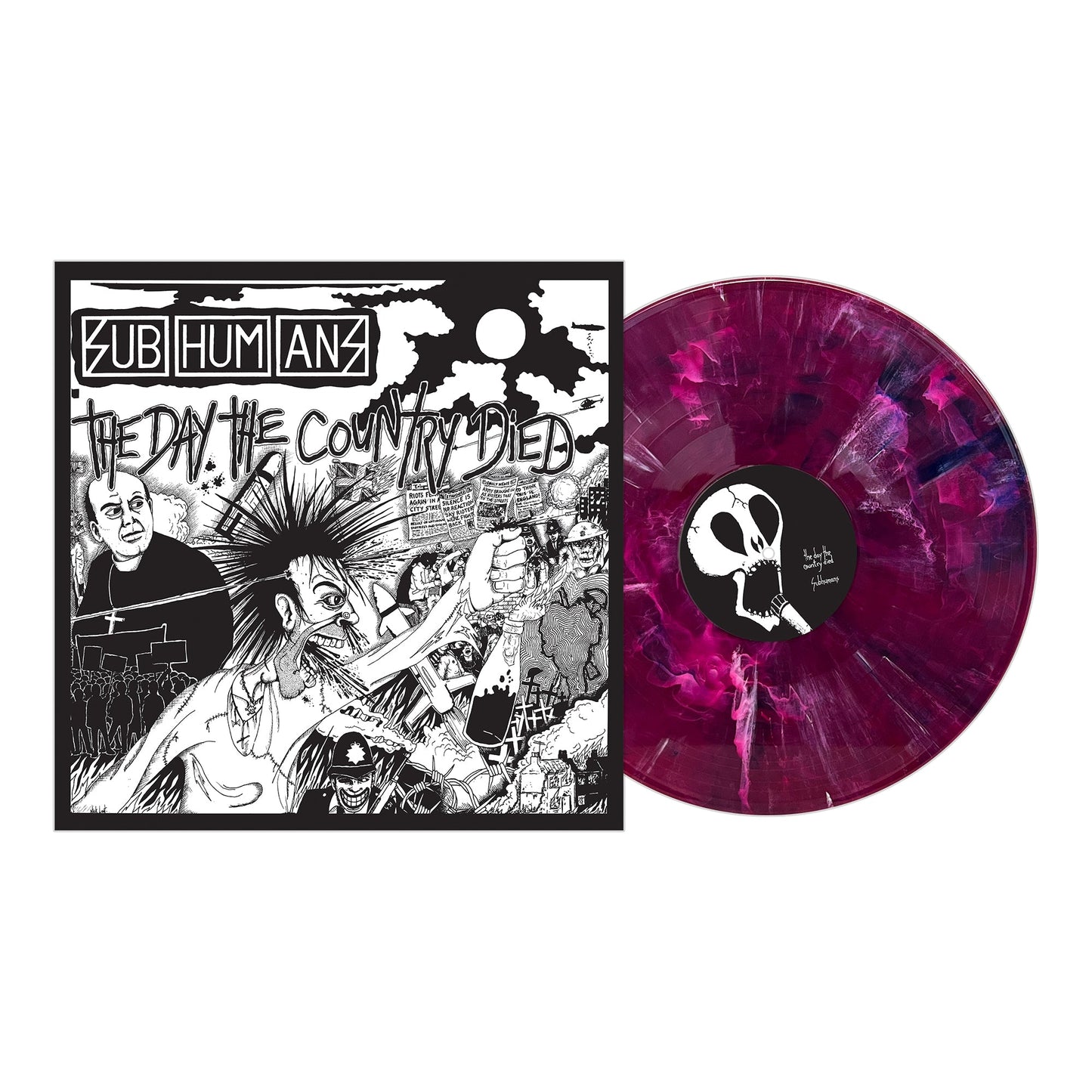 Subhumans – The Day The Country Died - Andromeda Marble Vinyl - LP