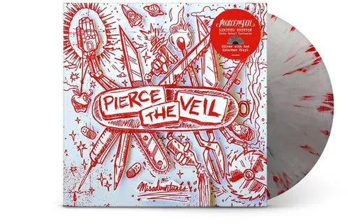 Pierce The Veil - Misadventures  - Indie Exclusive Silver n Red Splatter - LP