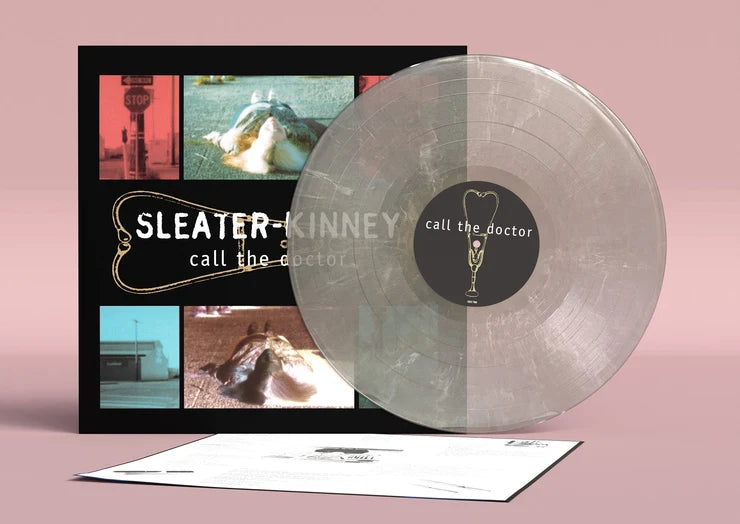 Sleater-Kinney - Call The Doctor - Clear w/ White & Silver Vinyl - LP