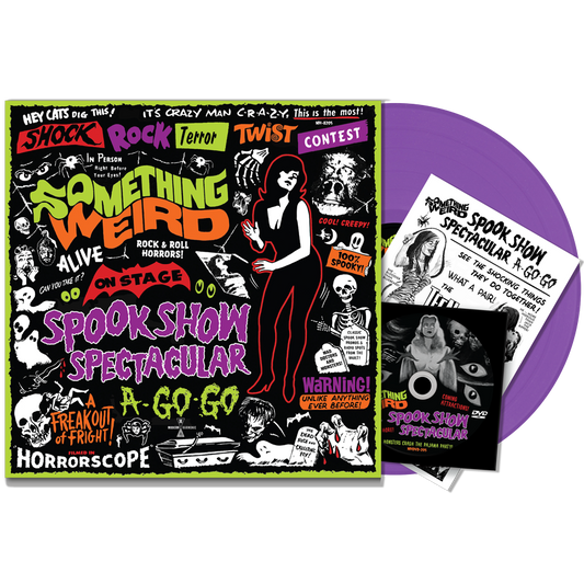 Something Weird - Spook Show Spectacular A-Go-Go - Violent Violet Vinyl  - LP + DVD