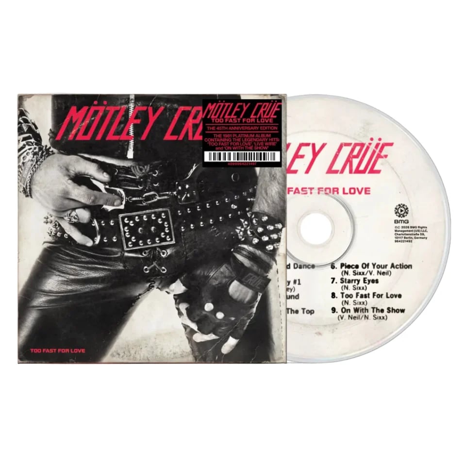 Motley Crue - Too Fast For Love - 45th Anniversary - CD