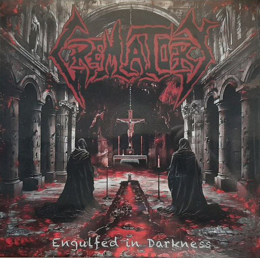 Crematory – Engulfed In Darkness -(BLOODY RED MARBLED VINYL) - LP