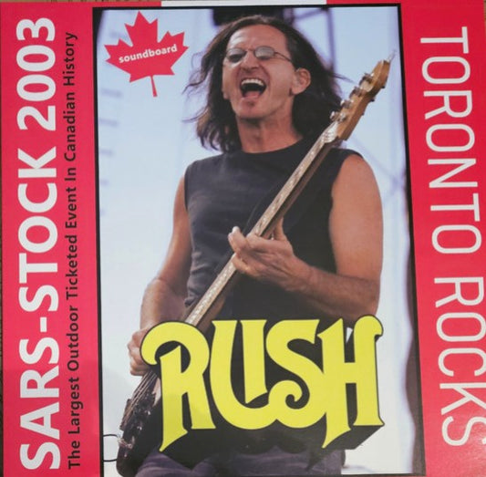 Rush - Toronto Rocks : (SOUNDBOARD RECORDING) -  LIMITED COLOR VINYL UK IMPORT - LP