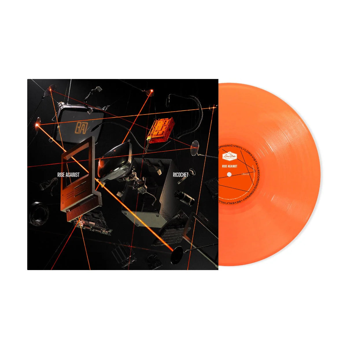 Rise Against - Ricochet (Indie Exclusive) (Neon Orange Vinyl) - LP