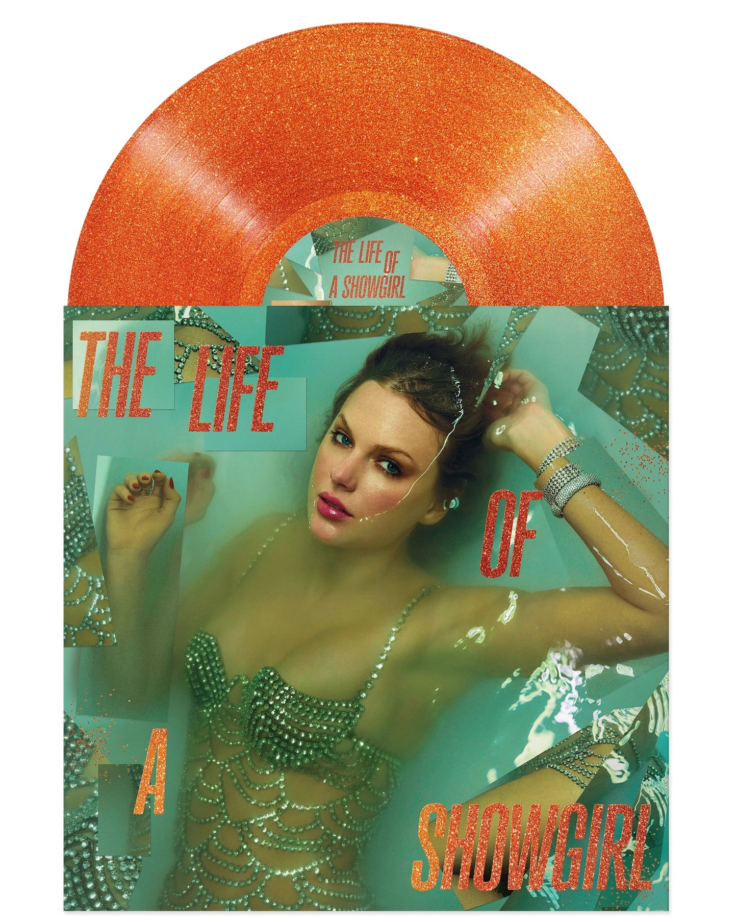 Taylor Swift - Life of a Showgirl - Sweat n Vanilla Perfume Portifino Orange Glitter- LP