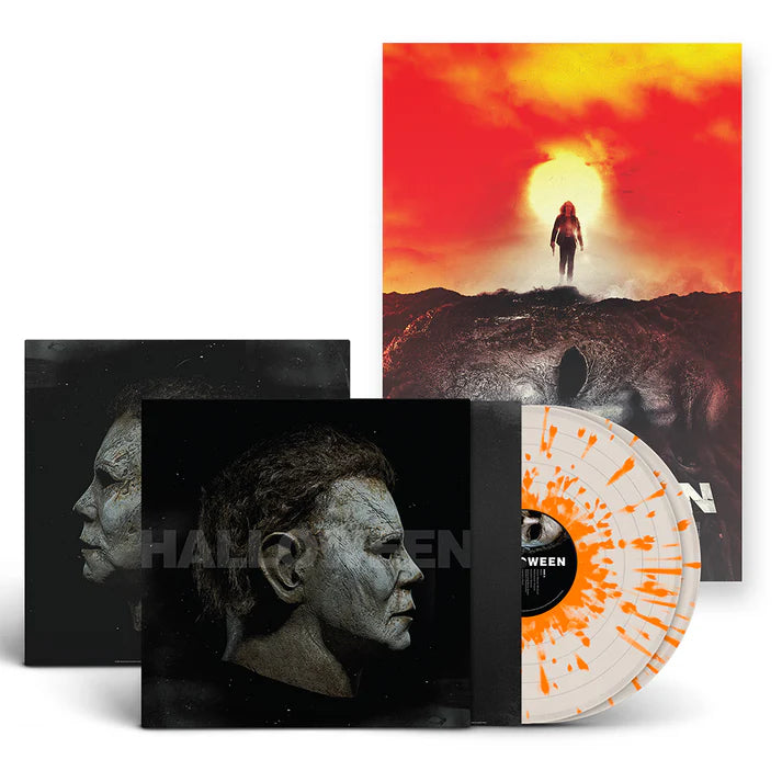 Halloween (OST)- 2LP - Deluxe Bone White Color w/ Orange Splatter Vinyl -