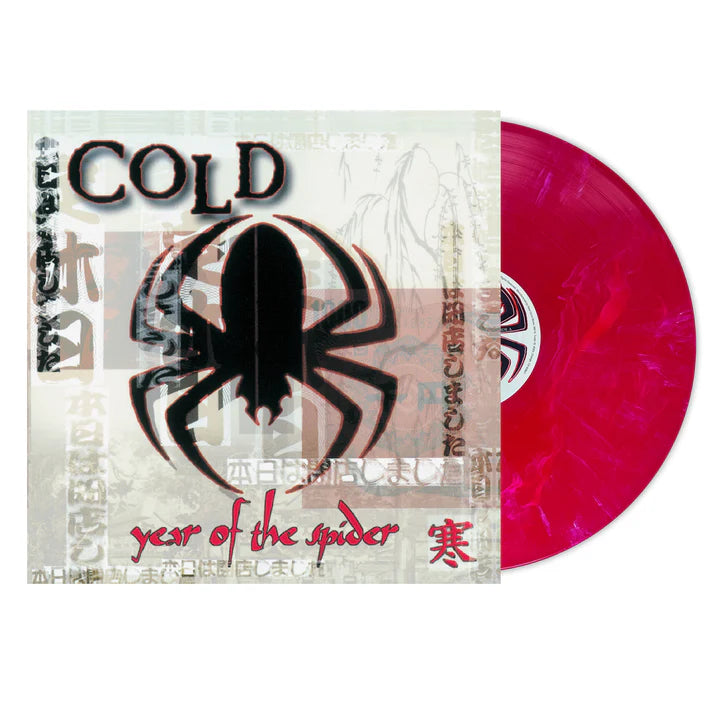 Cold – Year Of The Spider (Red W/ White Swirl) - LP