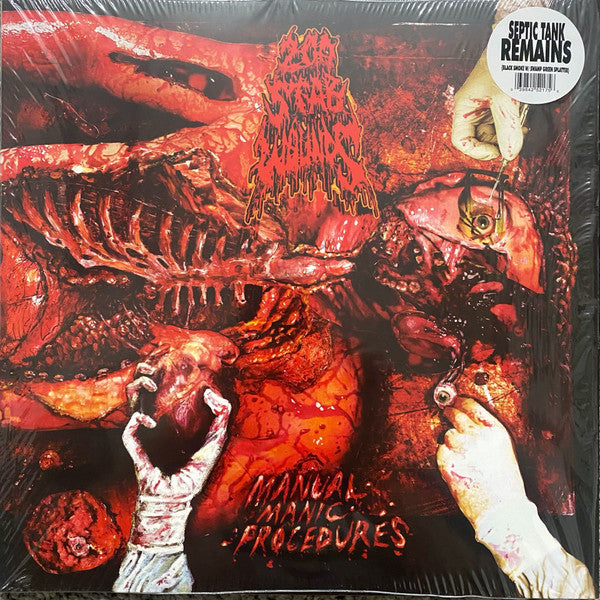 200 Stab Wounds – Manual Manic Procedures (BLACK SMOKE W SWAMP GREEN) - LP