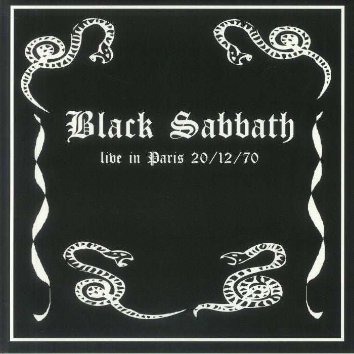 BLACK SABBATH Live in Paris 20/12/70 (IMPORT) - LP