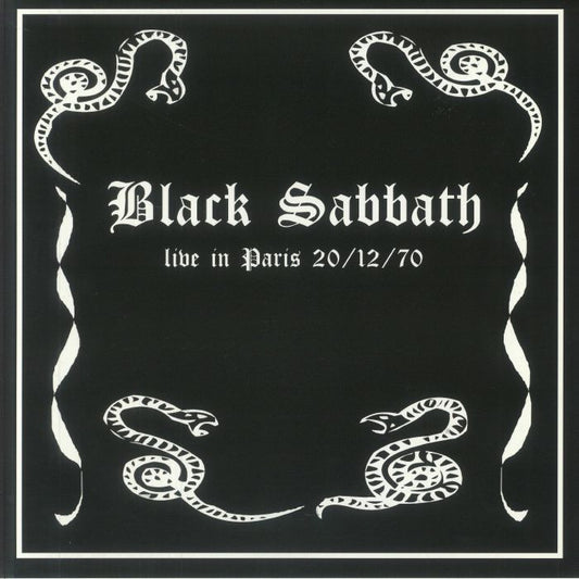 BLACK SABBATH Live in Paris 20/12/70 (IMPORT) - LP