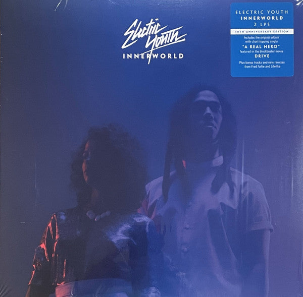 ELECTRIC YOUTH - Image for INNERWORLD (10TH ANNIVERSARY EDITION/MAGENTA & BLUE SWIRL VINYL)  2LP