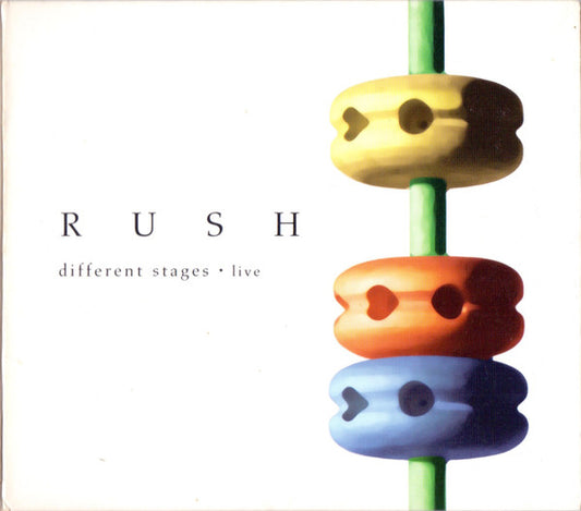 Rush – Different Stages · Live (LIMITED UK COLOR VINYL IMPORT) - BOX SET