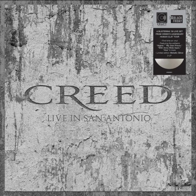 Creed  – Live In San Antonio (METALLIC SILVER) - BLACK FRIDAY RSD