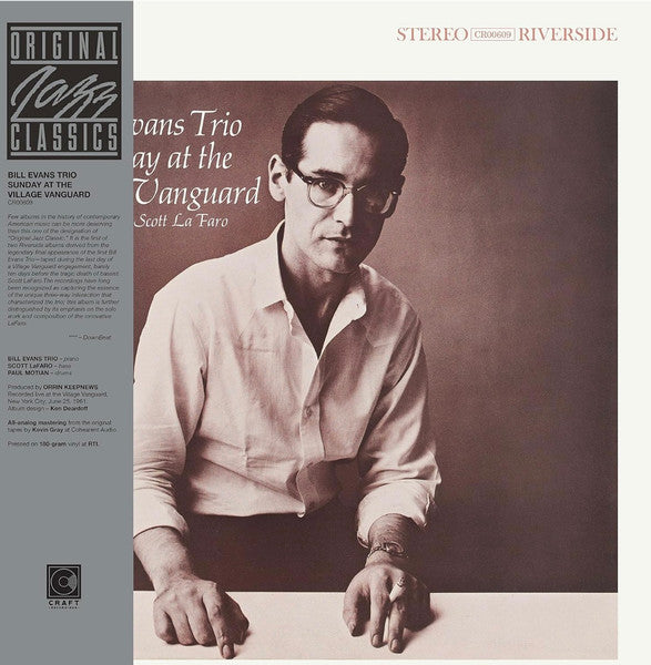 Bill Evans Trio* Featuring Scott La Faro* – Sunday At The Village Vanguard - LP