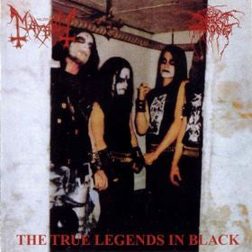 Darkthrone / Mayhem – The True Legends In Black (LIMITED UK COLOR VINYL IMPORT) - LP