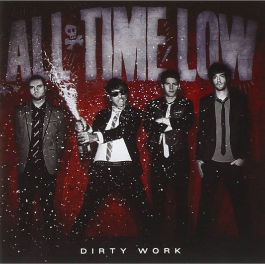 ALL TIME LOW - DIRTY WORK (POOL WATER BLUE WITH GUITAR SPLATTER VINYL)